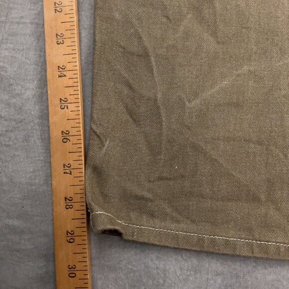 Levis 501 Jeans Men 42Wx29 Tan Brown Button Fly Straight Fit High Rise Cotton - Picture 9 of 14